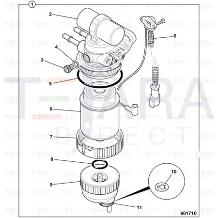 JCB Part No.# 32/926087, Kit-drain valve - JCB Spare Parts