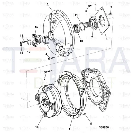 JCB Part No.# 826/10442, BOLT - JCB Spare Parts