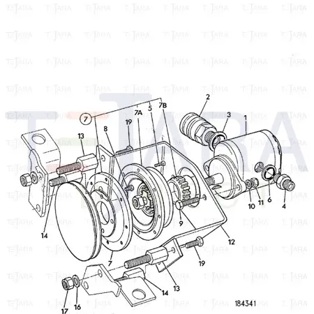 JCB Part No.# 45/907902, SS.P.N400/00994 COUPLING, MAIN PUMP ASSY - JCB Spare Parts