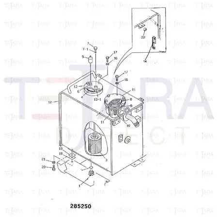 JCB Part No.# BLJ1371, O RING - JCB Spare Parts
