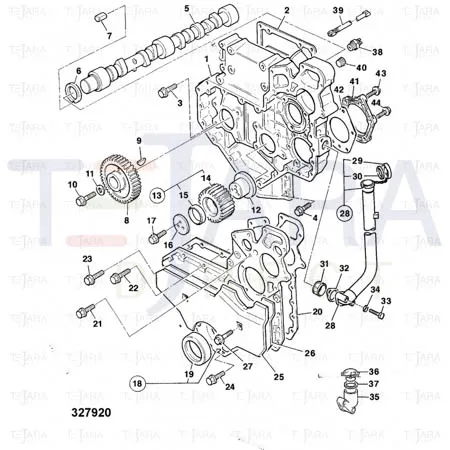 JCB Part No.# 02/201721, GASKET - JCB Spare Parts