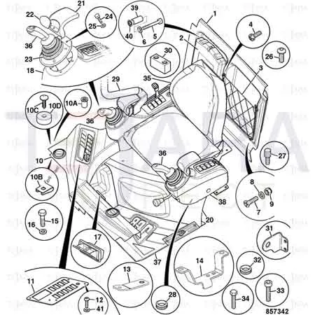 JCB Part No.# 331/63604, THROTTLE GAITER - JCB Spare Parts