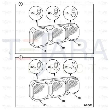 JCB Part No.# 700/50073, LENS - JCB Spare Parts