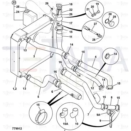JCB Part No.# 834/11045, JCB-HOSE - JCB Spare Parts