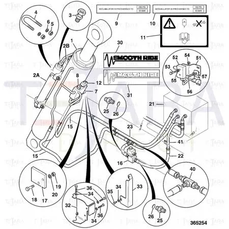 JCB Part No.# 816/90021, Adapter - JCB Spare Parts