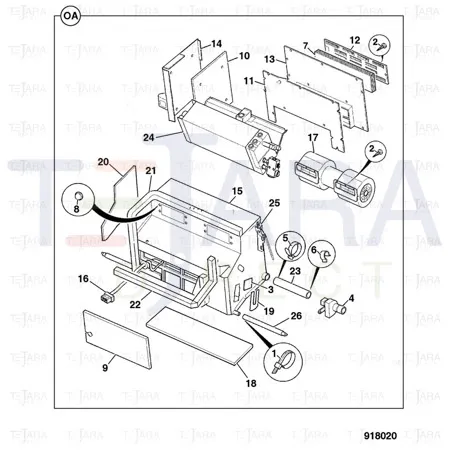 JCB Part No.# 332/D6062, Coil Combi Assy - JCB Spare Parts