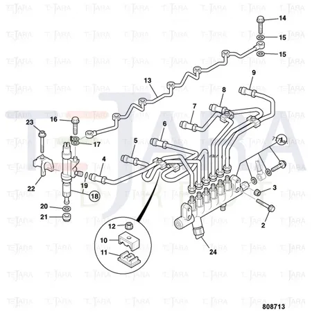 JCB Part No.# 17/927701, Washer - JCB Spare Parts