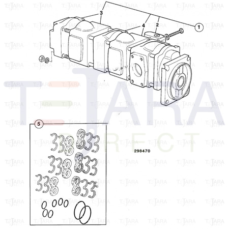 JCB Part No.# 20/925383, VALVE PRIORITY STE - JCB Spare Parts