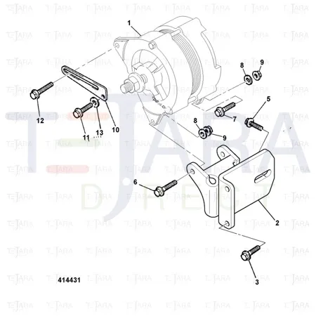 JCB Part No.# 02/202417, BRACKET - JCB Spare Parts