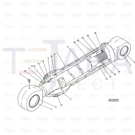 JCB Part No.# LKU0087, JCB-BUSH - JCB Spare Parts