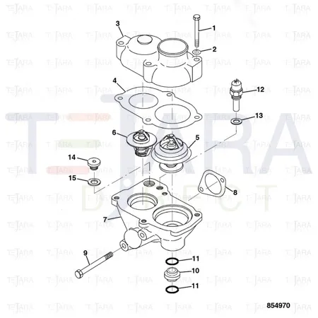 JCB Part No.# 02/950431, Connector - JCB Spare Parts