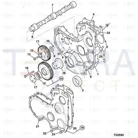 JCB Part No.# 02/291038, BOLT - JCB Spare Parts