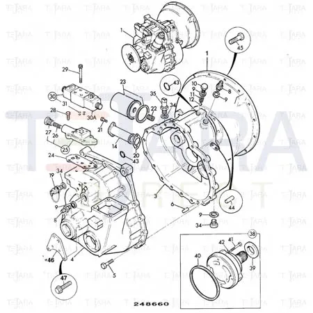 JCB Part No.# 32/902200, SUCTION STRAINER - JCB Spare Parts