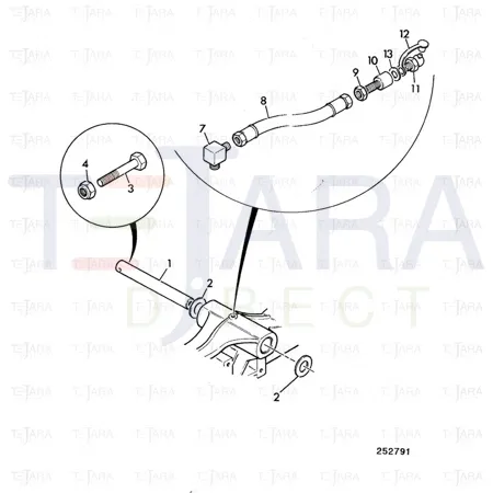 JCB Part No.# 1609/0001, ADAPTOR - JCB Spare Parts