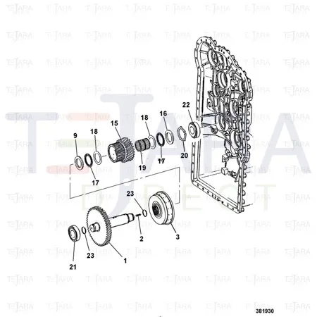 JCB Part No.# 04/600849, Coupling - JCB Spare Parts