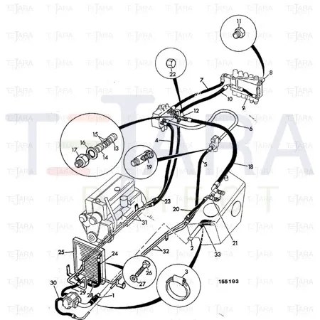 JCB Part No.# 834/00414, HOSE ELBOW - JCB Spare Parts