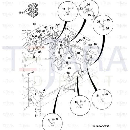 JCB Part No.# 1316/0405Z, SET SCREW M10x20 - JCB Spare Parts