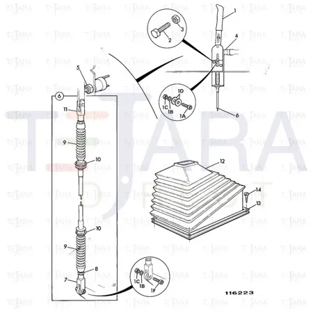 JCB Part No.# 913/10094, CLEVIS - JCB Spare Parts
