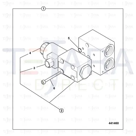 JCB Part No.# 25/221852, COIL 12V DC - JCB Spare Parts