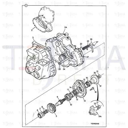 JCB Part No.# 993/23200, KIT REPAIR SYNCHRO - JCB Spare Parts