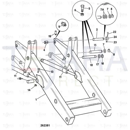 JCB Part No.# 808/00296, LINER BEARING - JCB Spare Parts