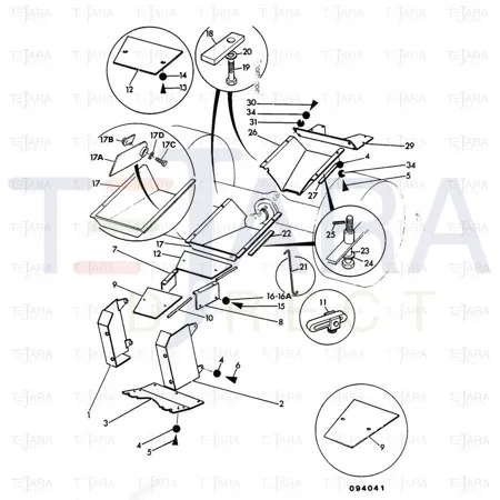 JCB Part No.# 1305/0716Z, BOLT - JCB Spare Parts