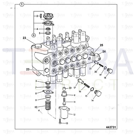 JCB Part No.# 25/221745, KIT SPOOL BOOT - JCB Spare Parts