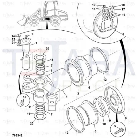 JCB Part No.# 813/00456, SEAL - JCB Spare Parts
