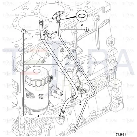 JCB Part No.# 320/04268, DIPSTICK - LONG - JCB Spare Parts