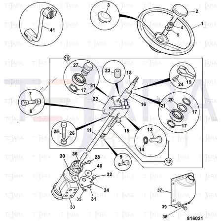 JCB Part No.# 331/57953, Bearing ball,assem - JCB Spare Parts