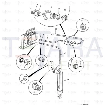 JCB Part No.# 2410/0213, GROMMET - JCB Spare Parts
