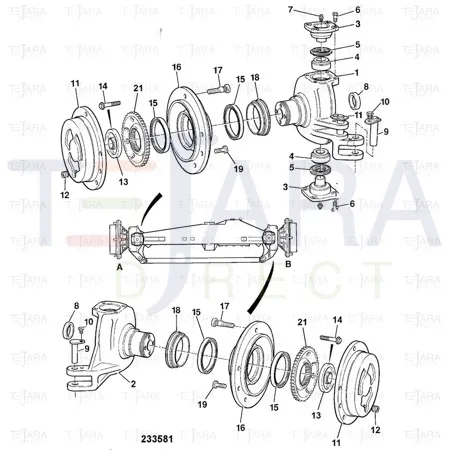 JCB Part No.# 835/10041, BLANKING PLUG DIA 55 - JCB Spare Parts