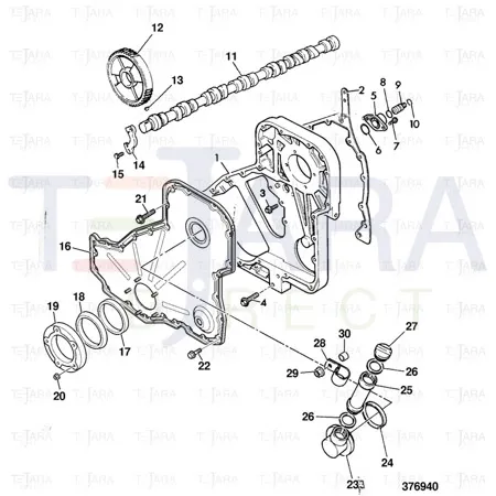 JCB Part No.# 02/910774, CLIP "P" - JCB Spare Parts
