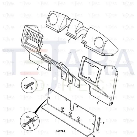 JCB Part No.# 123/02153, COVER - JCB Spare Parts