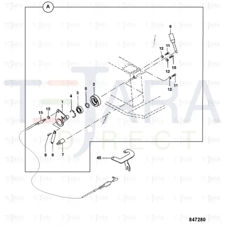 JCB Part No.# 7210/41251, SHAFT - JCB Spare Parts