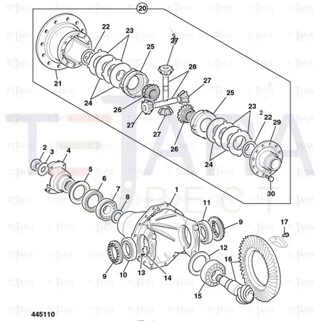 JCB Part No.# 10/904377, WASHER - JCB Spare Parts