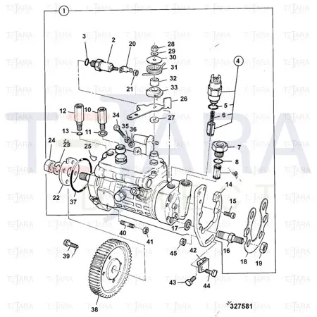 JCB Part No.# 17/110703, VALVE NON-RETURN - JCB Spare Parts