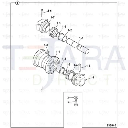 JCB Part No.# 332/D6671, Seal - JCB Spare Parts