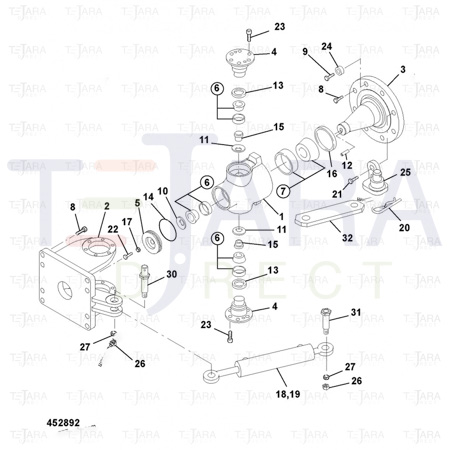 JCB Part No.# 7141/15130, Bolt front - JCB Spare Parts