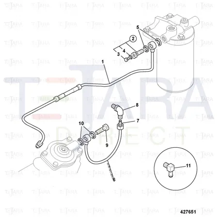 JCB Part No.# 02/911451, SCREW CAPTIVE WASHER - JCB Spare Parts