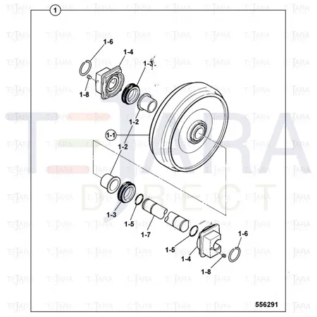 JCB Part No.# JRA0228, Wire - JCB Spare Parts