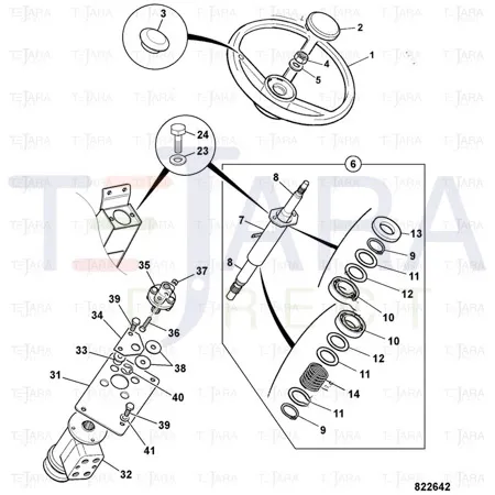 JCB Part No.# 904/20246, Seal - JCB Spare Parts