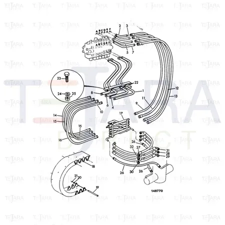 JCB Part No.# 123/01426, PIN - JCB Spare Parts