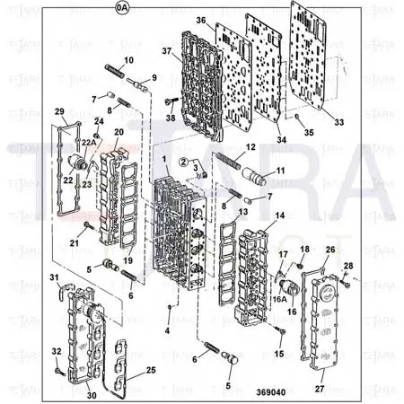 JCB Part No.# 04/600266, PISTON - JCB Spare Parts