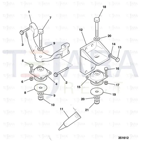 JCB Part No.# 02/911089, SCREW - JCB Spare Parts