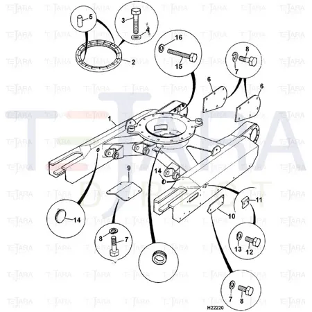 JCB Part No.# 1315/3509Z, BOLT M12X35 - JCB Spare Parts