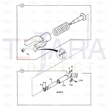 JCB Part No.# 6900/0945, Valve check - JCB Spare Parts