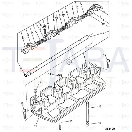 JCB Part No.# 02/634034, ROD PUSH - JCB Spare Parts