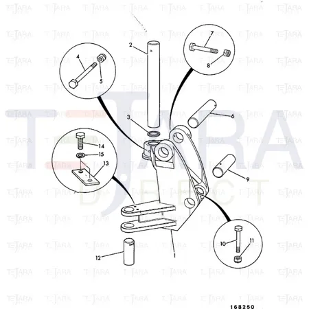 JCB Part No.# 1315/3421Z, BOLT M10x110 - JCB Spare Parts