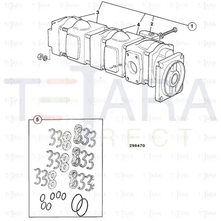 JCB Part No.# 35/910098, Valve Priority Ste - JCB Spare Parts